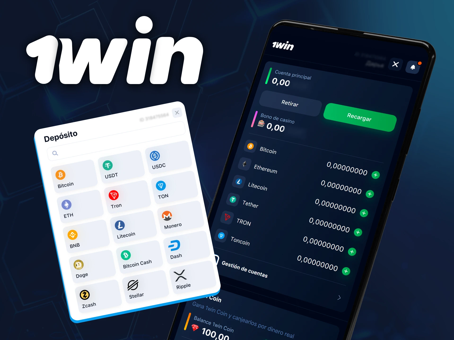 Administra tu cuenta y pagos fácilmente en la aplicación oficial de 1win Argentina.