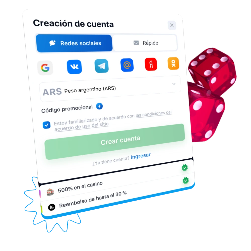 Regístrate en el sitio oficial de 1win Argentina de manera rápida.