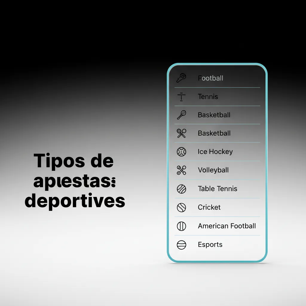 Tipos de apuestas: fútbol, tenis, básquet, rugby, boxeo/MMA; pre‑partido y en vivo, hándicaps, goles y estadísticas.