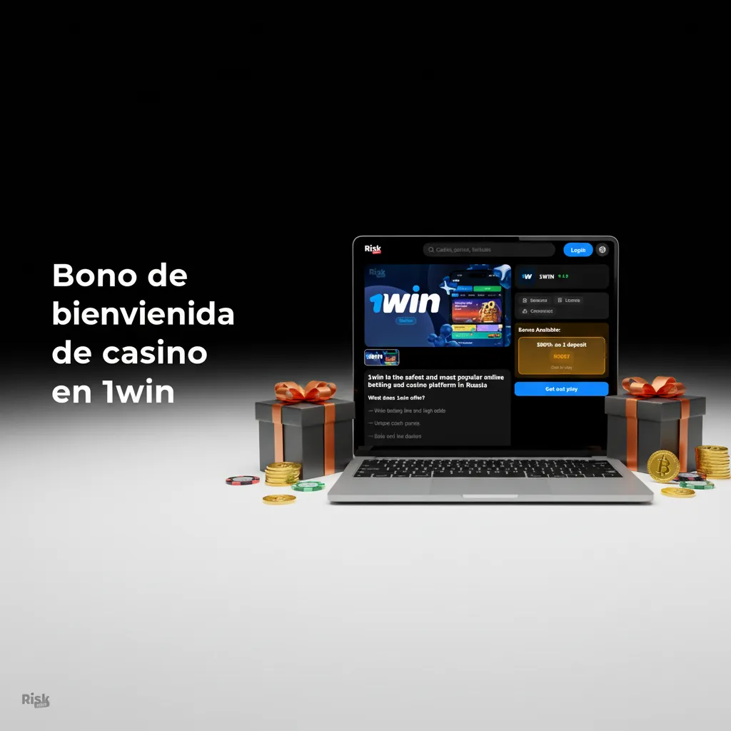Banner de 1win: bono de casino 100% en primer depósito hasta $520,45/€447,45; rollover 30x; activá el bono cuando quieras.