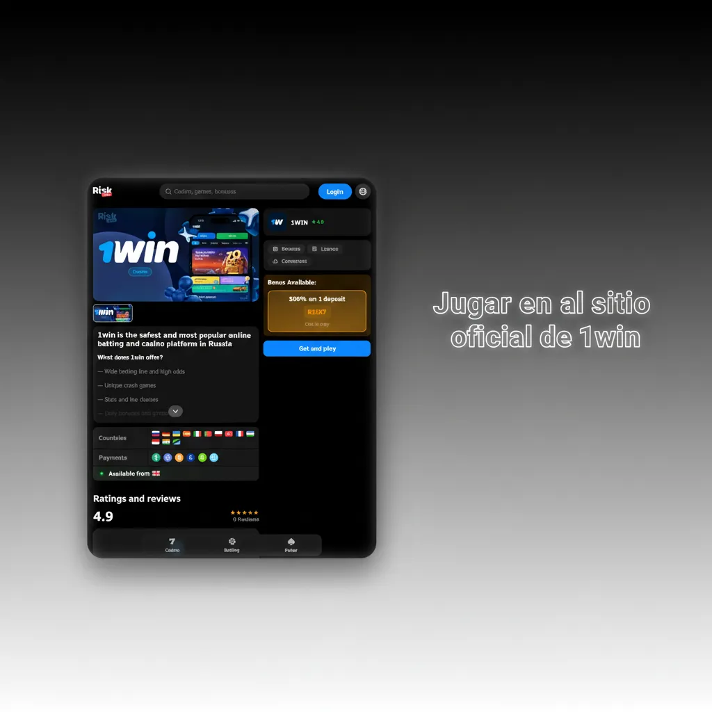 Sitio oficial de 1win en navegador, sin app: registro, depósito, retiro y juego seguros desde cualquier computadora.