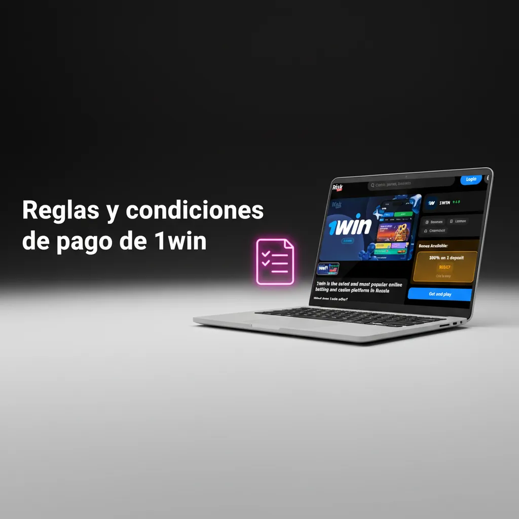 Infografía de reglas de pago de 1win en Argentina: titularidad, verificación, mismo método, límites y redes cripto